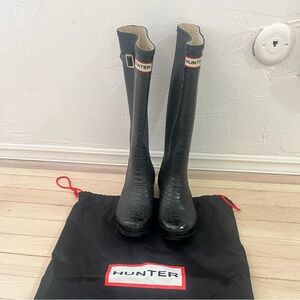 Hunter Black Rain Boots